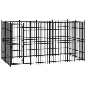 Outdoor Dog Kennel Steel 79.3 ftÃ‚Â²