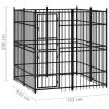 Outdoor Dog Kennel Steel 39.7 ftÃ‚Â²