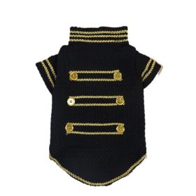 Trendy Cool Pet Clothes Jacket (Option: S83 Golden Thread Coat-XS)