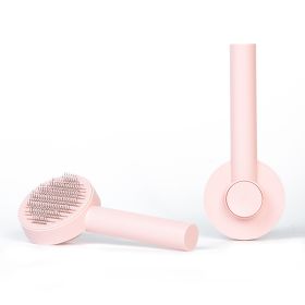 Ai Wo Pet Comb Cat Products Dog Comb Cat Needle Comb Pet Brush Hair Remover Wholesale Cross border (Specifications: PLUS style, colour: Comb 9- Pink)