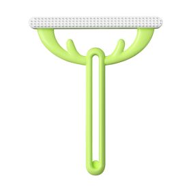 Ai Wo Deer Horn Scraper Manual Cloth Remover Hair Sticker Ball Hair Remover Cloth Absorber Dog Hair Cat Hair Sticker Hair Cleaner (Specifications: PCS, colour: Deer Horn Scraper - Green)